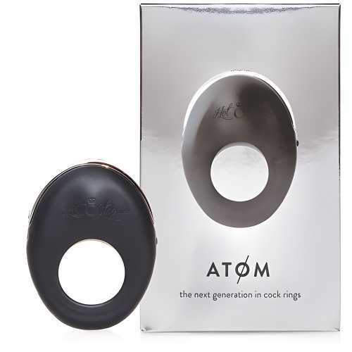 Anillo Vibrador Recargable Hot Octopuss Atom - Negro