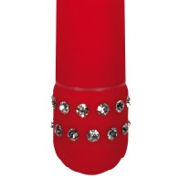 ToyJoy Diamond Red Superbe Mini Vibrator - 6 Inches