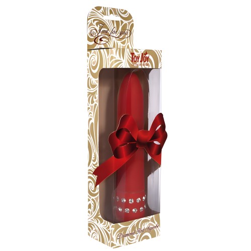 ToyJoy Diamond Red Superbe Mini Vibrator - 6 Inches