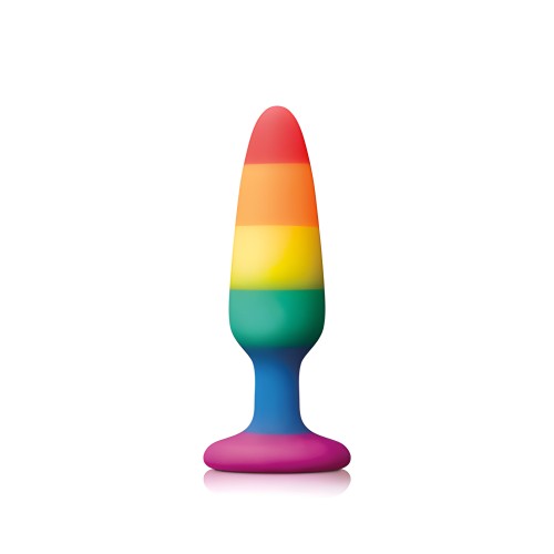 Pride Pleasure Plug Rainbow Small - Purple