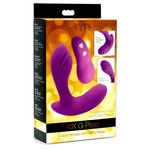 Estimulador G-Spot XR Inmi 10X G-Pearl - Púrpura