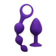 Barcelona Purple Anal Play Set - Rimba