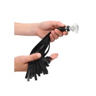 Ouch Diamond Studded Flogger Black