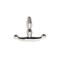 Plug Uretral Pequeño para Juegos de Bondage Rimba - Plata - 2 Pulgadas