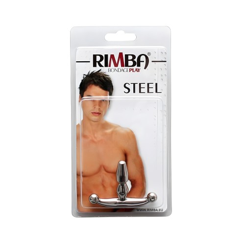 Rimba Bondage Play Small Urethral Plug - Silver - 2 Inches