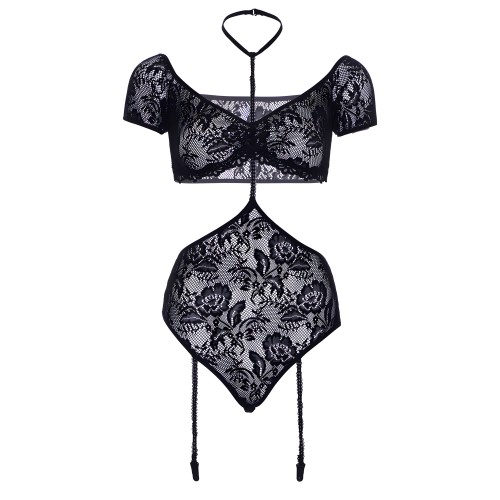 Leg Avenue Lace Bandeau and Teddy Set M/L