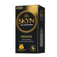 Condones SKYN Sin Látex Original Paquete de 20 - SKYN