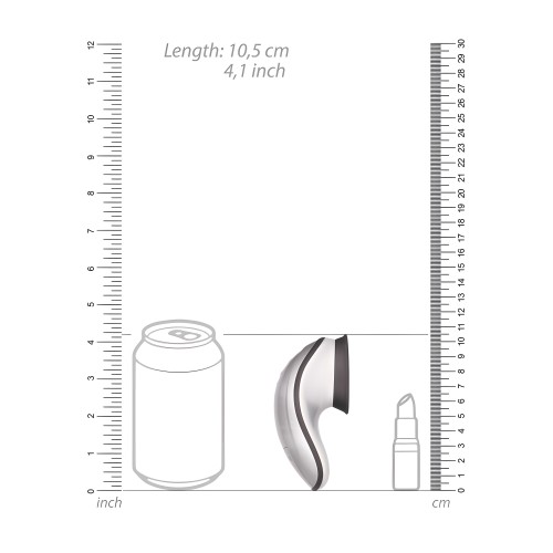 Juguete de Succión y Vibración Sin Manos Twitch Silver