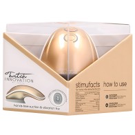 Twitch Gold Hands Free Suction And Vibration Toy
