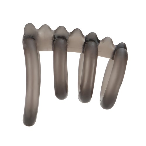 California Exotic Grey Triple Smooth Cock Cage
