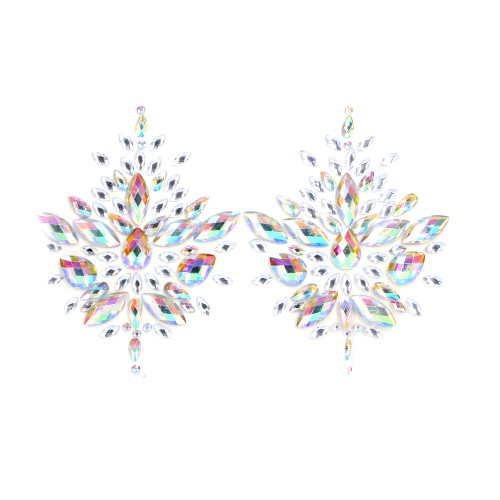 Dazzling Nipple Bling Sticker - Glamorous Touch
