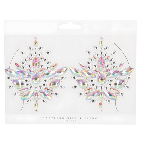 Dazzling Nipple Bling Sticker - Glamorous Touch