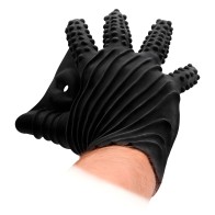 Fist It Black Textured Masturbation Glove