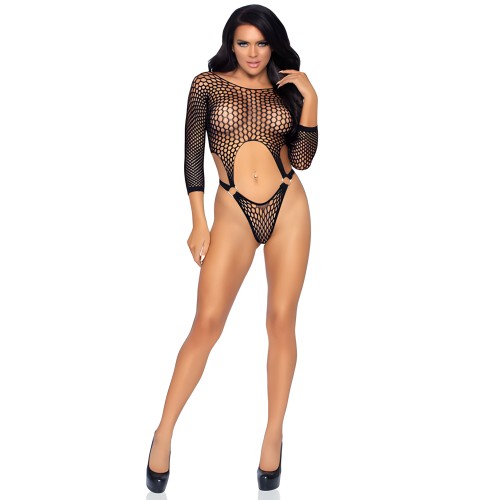 Leg Avenue Thong Bodysuit Black UK 6 to 12