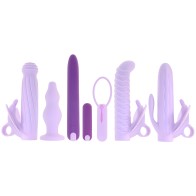 Evolved Lilac Desires Silicone Rechargeable Butterfly Kit - Purple
