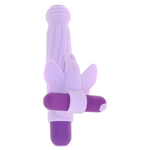 Evolved Lilac Desires Silicone Rechargeable Butterfly Kit - Purple