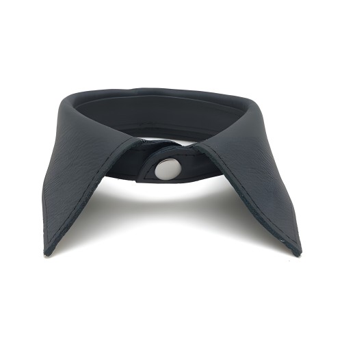 The Red Leather Shirt Collar