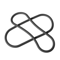 Perfect Fit XPlay Gear Anillo Slim Wrap de 12 Pulgadas 2 Pack