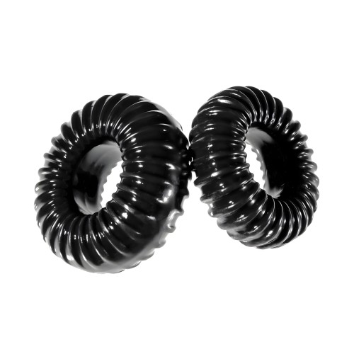 Anillos de Cock Slim Ribbed XPlay Gear 2 Paquete