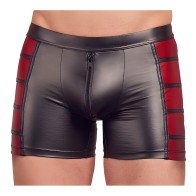 Pantalones de Aspecto Mate NEK en Negro y Rojo Pequeño