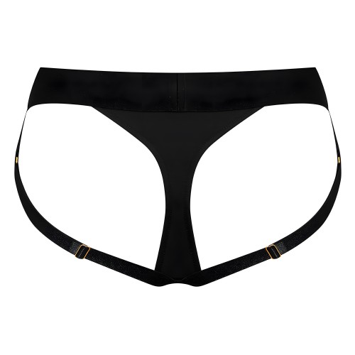 Arnés Lingerie Heroína Strap On Me XLarge - Negro