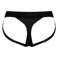 Arnés Lingerie Heroína Strap On Me XLarge - Negro