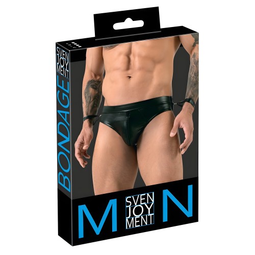 Svenjoyment Jock Brief With Handcuffs - Small