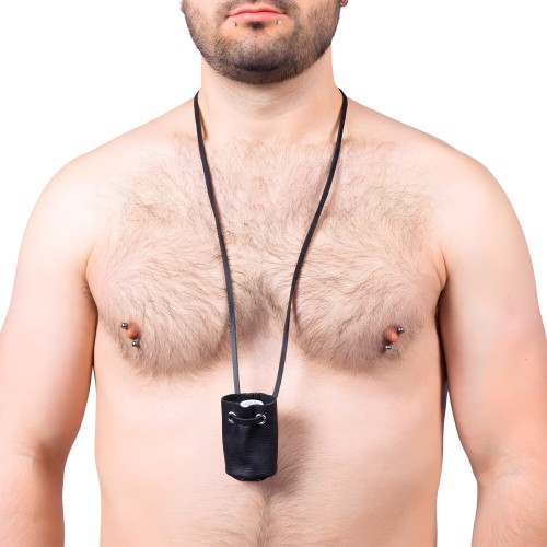 The Red Leather Purse For Poppers