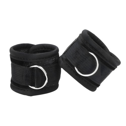 Ouch Velvet And Velcro Wrist Cuffs