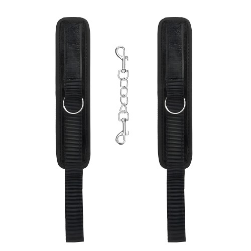 Ouch Velvet And Velcro Wrist Cuffs