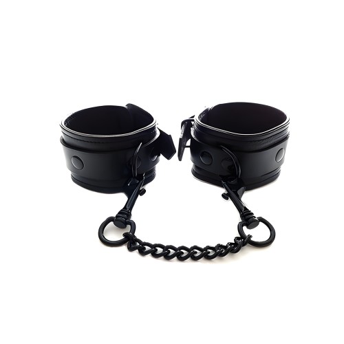 Rouge Garments Plain Black Ankle Cuffs