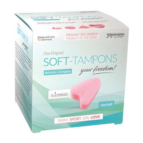 Stringless Original Soft Tampons Normal 3 Pieces