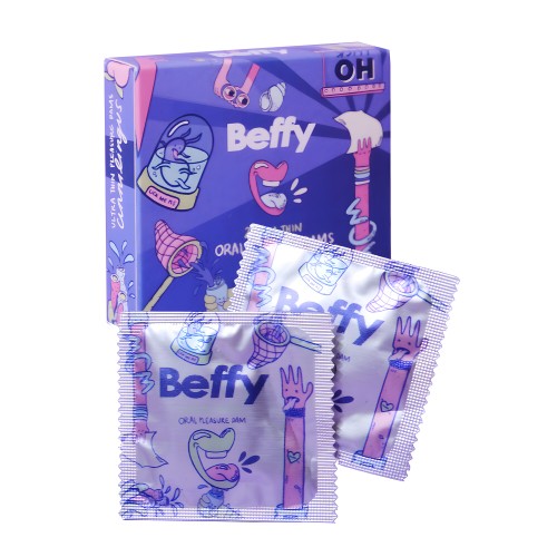 Beffy Ultra Thin Damas de Placer Oral 2 Piezas