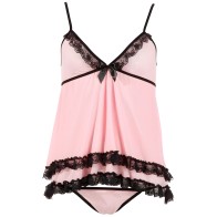 Babydoll y Tanga Cottelli Talla Media