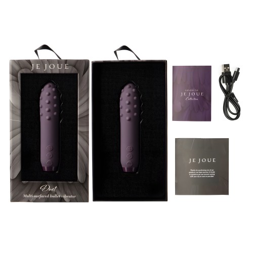 Vibrador de Bala Multi Superficies Je Joue Duet Púrpura