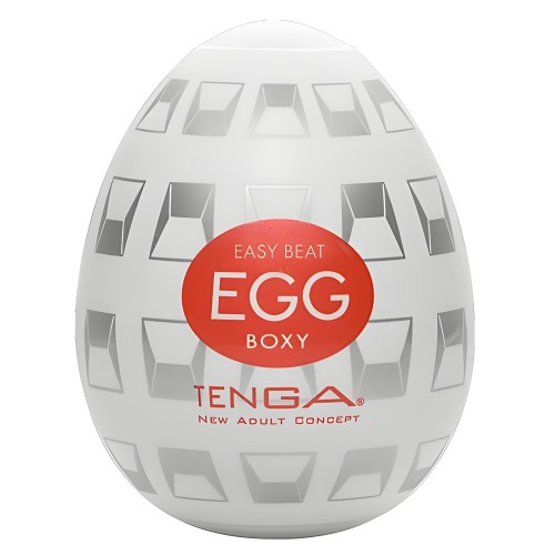Tenga Boxy Egg Masturbator - Transparente