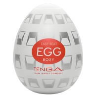 Tenga Boxy Egg Masturbator - Clear