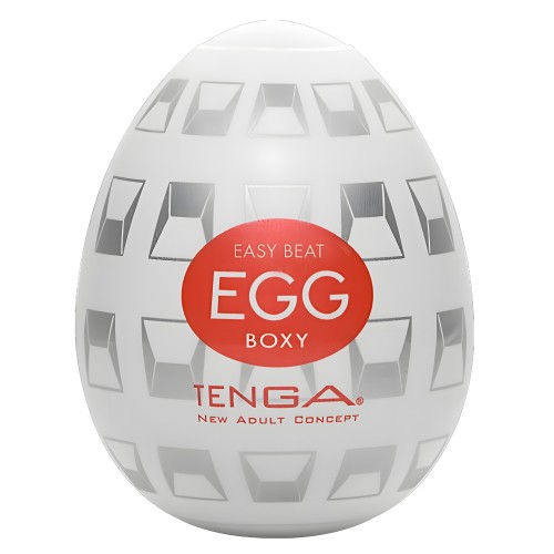 Tenga Boxy Egg Masturbator - Clear