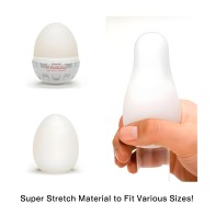 Tenga Boxy Egg Masturbator - Transparente