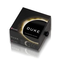 MyStim Duke Stainless Steel Polished Cock Ring - Silver