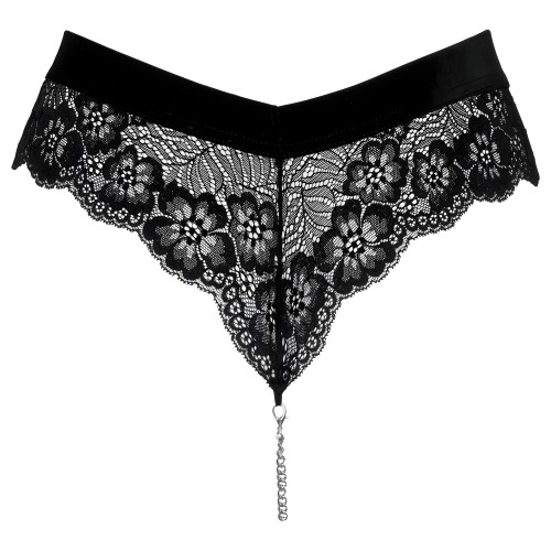 Panties de Encaje Cottelli con Cintura de Terciopelo
