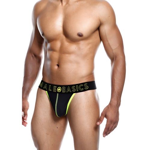 Male Basics Neon Thong Yellow Small