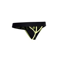 Male Basics Neon Thong Yellow Small