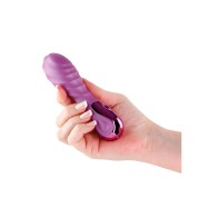 Seduction Chloe Ribbled Vibrator - Purple