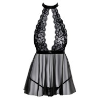 Kissable Halterneck Flared Babydoll - L/XL