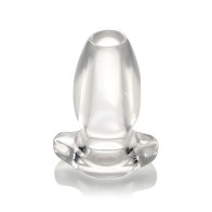 Master Series Peephole Hollow Anal Plug - Clear