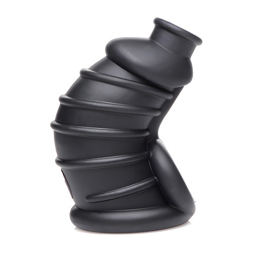 Master Series Dark Chamber Silicone Chastity Cage
