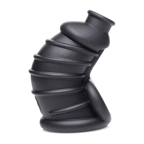 Master Series Dark Chamber Silicone Chastity Cage