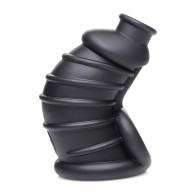 Master Series Dark Chamber Silicone Chastity Cage