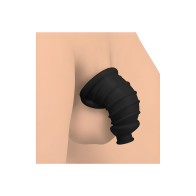 Master Series Dark Chamber Silicone Chastity Cage